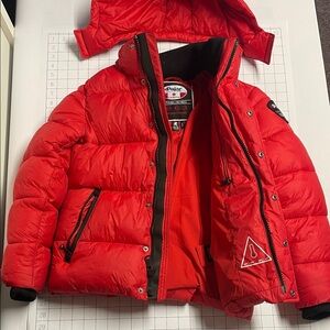 Pajar Bright Red Kids Puffer Jacket